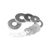 Arruelas Planas de Metal Galvanizado, Redondas Extra Grandes, Arruelas de Parafuso Ampliadas e Espessadas, Arruelas Espaçadoras de Metal para Parafusos, Arruelas Planas