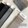 Calcetines de algodón blancos para mujer, absorbentes de sudor, transpirables, elásticos, sin costuras, de media pantorrilla, antibacterianos y resistentes al olor, venta al por mayor desde Zhuzji