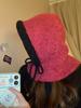 Pasamontañas de punto de celebridad de internet, combinación de colores de invierno, cálido, gorro Lei Feng, atmósfera femenina, muestra la cara, gorrito de lana