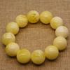 Pulsera de néctar blanco puro de alta calidad para hombres y mujeres, cuentas redondas, pulsera de cera de abeja blanca rusa, cuentas, flores, texto de miel, pulsera de ámbar de juego
