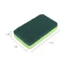 Esponja de Pulpa de Madera Verde, Absorbente, Elimina Manchas, No Grasosa, Hidratante, Paño de Limpieza de Doble Cara para Lavar Platos, Transfronterizo