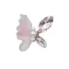 Nueva Manicura Ojo de Caballo Diamante Perla Resina Mariposa Terminada Diamante Cristal de Hielo Mariposa Manicura Joyería Linda y Dulce Joyería de Diamante