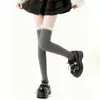 Calcetines de estilo coreano miu a rayas verticales hasta la rodilla, calcetines de estilo japonés JK Lolita ballet para otoño/invierno, perfectos con botas, calcetines largos