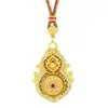 Loja de Ouro Mesmo Estilo Ouro Antigo Banhado a Ouro Diamante Incrustado Quatro Beldades da Vida Pingente Feito à Mão Cobre Banhado a Ouro Colar Joias Transmissão ao Vivo