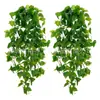 Colgante de Pared Popular de Buganvilias Artificiales Transfronterizo, Hiedra Falsa con Flores, Decoración de Sala de Estar para el Hogar, Enredadera de Flores Falsas Colgante