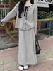 Outono e Inverno Novo Retro Cadarço Laço Estilo Preguiçoso Cardigã Tricotado de Alta Qualidade Conjunto de Saia Feminina de Cintura Alta