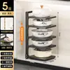 Prateleira de Armazenamento para Cozinha, Multicamadas, Multifuncional, Prateleira de Armazenamento de Panelas sob a Pia, Organizador de Armário, Porta-Panela