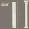 Tira Decorativa Tallada a Mano con Línea de PU Estilo Europeo, Cabezal de Columna Romana de PU Cilíndrico Estilo Europeo, Materiales de Construcción para Decoración de Pilares, Materiales de Decoración para el Hogar