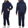 Conjunto deportivo de dos piezas para hombre, nuevo de primavera y otoño, estilo moderno, sudadera con capucha tipo jersey, ropa deportiva para hombre
