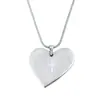 Collar de Corazón de Acero Inoxidable 316 de Nuevo Estilo Transfronterizo, Cadena de Clavícula de Lujo Ligero Europeo y Americano, Cadena de Suéter de Alta Gama, Accesorio para el Cuello de Acero de Titanio