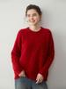 Tricô de Cashmere Pesado Estilo Preguiçoso Retrô! Tricô de Cashmere Espesso para Bebê Tricô Solto Feminino Tricô Torcido Solto
