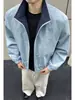 Pantalones de Seda de Hielo Secado Rápido Azul Oscuro con Tres Rayas para Hombre, Verano, Delgados, Frescos, Transpirables, Pierna Recta, Holgados, Deportivos