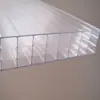 Material Nuevo Panel Solar de PC 5mm Doble Capa Transparente Espesor Hueco Panel de Luz Marquesina Invernadero Se Puede Personalizar
