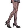 Medias de Halloween con Telaraña Negra Estilo Gótico Punk Encaje Jacquard Malla Hueca