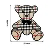 Adesivos de tecido para bordado de computador animal urso de desenho animado adesivos de bordado de toalha acessórios de vestuário patch patch