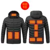 Chaqueta calefactora inteligente de invierno con calefacción eléctrica, chaqueta calefactora de algodón con temperatura constante y acolchado USB, para hombres y mujeres.