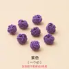 8mm 3 capas hebilla de piña nudo de mano botón nudo pulsera colgante material de joyería nudo de flor nudo chino accesorios al por mayor