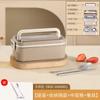 Lancheira de Aço Inoxidável Portátil 304 Compartimento Crisper Lancheira Forno de Micro-ondas Lancheira para Estudante Isolamento Espessado