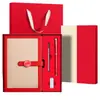 Set de Regalo Personalizado Caja con Cuaderno A5 para Negocios y Taza Térmica, Se Puede Imprimir con Logo, Cuaderno de Oficina Grueso de Alta Gama en Cuero Sintético