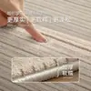 Alfombra color crema para sala de estar, sofá nuevo estilo mid-century, tapete grueso para el suelo, alfombra impermeable y fácil de limpiar de color liso para el dormitorio