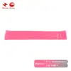 Venta Directa de Fábrica Banda de Resistencia TPE Rosa Morado Degradado con Anillo para Tirar Banda de Tirar para Sentadillas Adelgazamiento de Cadera Yoga Banda Deportiva de Fitness