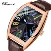 Chenxi Cx-8217 Reloj Digital Hombres Calendario Correa Casual Venta al por Mayor Transmisión en Vivo Fabricante Transfronterizo Reloj de Cuarzo para Hombres