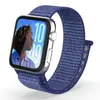 Adequado para Pulseiras de Nylon para Apple Watch, Pulseiras de Tecido de Nylon para Apple Watch, Pulseiras de Argola de Velcro