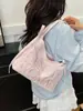 Estilo Caliente de Verano 2025 Casual Bolso de Hombro Estilo Ballet con Lazo Bolso de Hombro Bordado con Letras de Dama Elegante