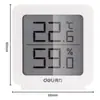 Medidor Eletrônico de Temperatura e Umidade Deli 8813 (Branco) [95*90*25mm]