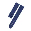 Reloj impermeable de goma con fantasma de agua negro y verde Ditong yate famoso oficial hebilla de arco cadena de reloj de silicona para hombre 20 mm