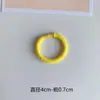 Novedad de verano Joyería para el cabello infantil coreana Pinza para el cabello de resina geométrica Cuerda para el cabello Accesorios al por mayor