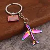 Directo de fábrica creativa cadena de llaves modelo de avión de simulación tridimensional avión de aviación civil Air China espectáculos aéreos regalos de viaje