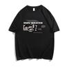 Diseño Sense Nicho Letra Estampada Top de Pareja Verano para Hombre Ins Camiseta de Algodón Puro Manga Corta 2024 Camiseta Estilo Hong Kong