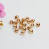Accesorios para Hacer Joyería Artesanal con Cuentas Rellenas de Oro de 14K Color Duradero Cuentas Cuadradas Cuentas para Eructar Material Cuentas Sueltas Sólidas Brillantes
