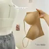 Novedades de Verano 2518 # Sujetador sin Espalda con Pedrería Brillante, Ligero, Transpirable, Cómodo, Sujetador para Mujer con Copas Triangulares Estilo Francés.