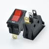 Interruptor con Forma de Barco Certificado Kc Kcd3-B2 con Cubierta en Forma de V Iluminada de 3 Pines y 2 Velocidades Interruptor Certificado Indio Io Coreano