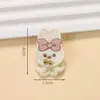 Novos Acessórios de Cabelo Estilo Coreano Outono e Inverno, Decorações de Laço de Orelha de Coelho com Pérolas, Acessórios DIY para Roupas, Acessórios de Tecido