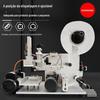 Máquina semi-automática de rotulagem de superfície plana côncava e convexa LT-60 máquina de rotulagem de mesa pequena máquina de rotulagem automática