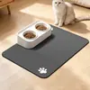 Nuevo Tapete de Goma para Mascotas de Amazon, Lodo de Diatomeas, Antideslizante, Absorbente de Agua, Fácil de Limpiar, Tapete para Gatos y Perros, Tapete para Comida, Tapete Alfombra