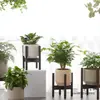 Soporte para Flores de Pie Estilo Escandinavo de Cruz para Macetas Balcón Sala de Estar Acuario Maceta Planta Potos Suculenta Planta en Maceta Soporte para Macetas Soporte para Flores