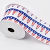 Fábrica en stock venta al por mayor transfronteriza Amazon wish Día de la Independencia Americana cinta decorativa borde torturado cinta de regalo