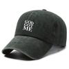 Gorra de Béisbol Suave Lavada y Desgastada con Estampado de Letra Personalizada para Primavera y Otoño, para Hombres y Mujeres, Sombrero Pequeño para el Sol para Mostrar la Cara al Aire Libre