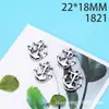 Accesorios DIY Accesorios DIY 22*18mm aleación cuerda ancla de mar doble cara retro ancla joyería