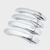 Adecuado para 17-22 MG ZS Adhesivo para Manija 18 MG HS Cubierta Protectora Cromada para Manija de Puerta