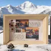 Papel de Material Fantasma Oscuro Transfronterizo Serie de Exploración Invernal Nieve Fondo Decorativo para Diario 24 Hojas Incluidas