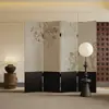 Divisória de Tela Usada para Fundo de Sofá na Sala de Estar, Escritório, Quarto, Sala de Casa, Dobrável, Móvel, Nova Decoração Estilo Chinês