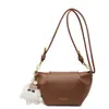 Bolso de Mano de PU Único y Elegante para Mujer, Bolso de Hombro Versátil de Moda, Bolso Cruzado Casual Sencillo para el Día a Día para Mujer