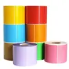 Etiqueta adesiva de papel revestido colorido 100 90 80 70 60 50 40 30