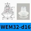 Ventosa de Vacío Yiheda Wem31 Wem32-D6 8 10 13 16 20 25 32 40 50 Boquilla de Succión