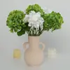 Flor de Hortênsia Artificial 3D de Haste Única com Toque de Luxo para Decoração de Casa Sala de Estar Arco de Casamento Flor Falsa Atacado Transfronteiriço